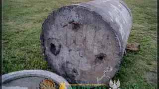 Do schronu mieściła się jedna osoba