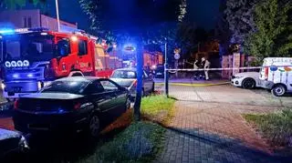 W spalonej przyczepie strażacy znaleźli ciało mężczyzny