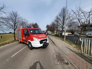 Kobietę potrąciła przyczepa kempingowa 