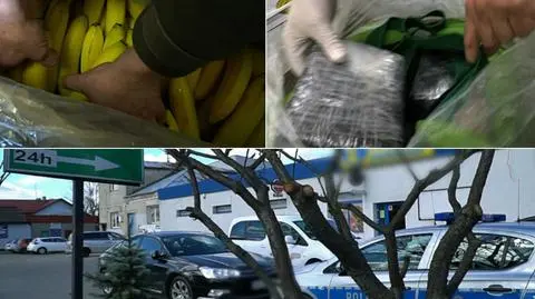 Karton z bananami i kokainą na polskiej wsi. Ślad prowadzi do Ekwadoru
