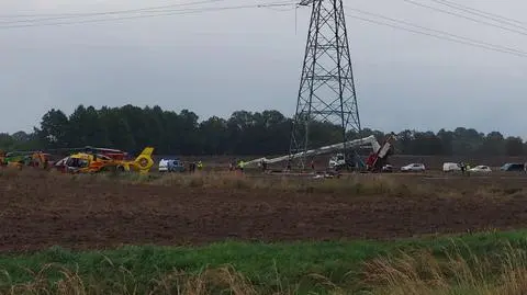 Wypadek na budowie obwodnicy Oświęcimia