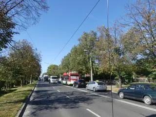 Tworzyły się korki 