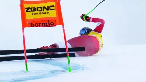 Marco Schwarz stürzt in Bormio