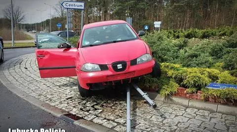 Ucieczka zakończyła się na rondzie