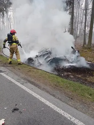 Ze wstępnych ustaleń wynika, że do wypadku doszło podczas wyprzedzania