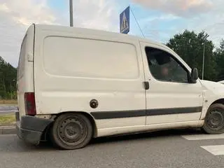 Kierowca nie był w stanie wyhamować przed skrzyżowaniem 