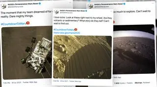 Pierwsze kolorowe zdjęcia z Marsa. Perseverance "tweetuje"