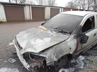 Do pożaru doszło przy ul. Bałtyckiej w Ustce