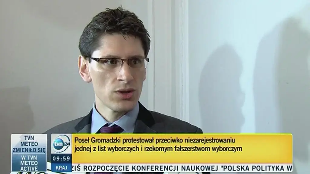 Poseł Jarosław Gromadzki o swoim proteście w Sejmie