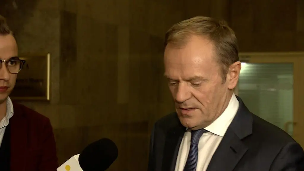 Donald Tusk po przesłuchaniu przez komisję ds. Amber Gold - cała konferencja
