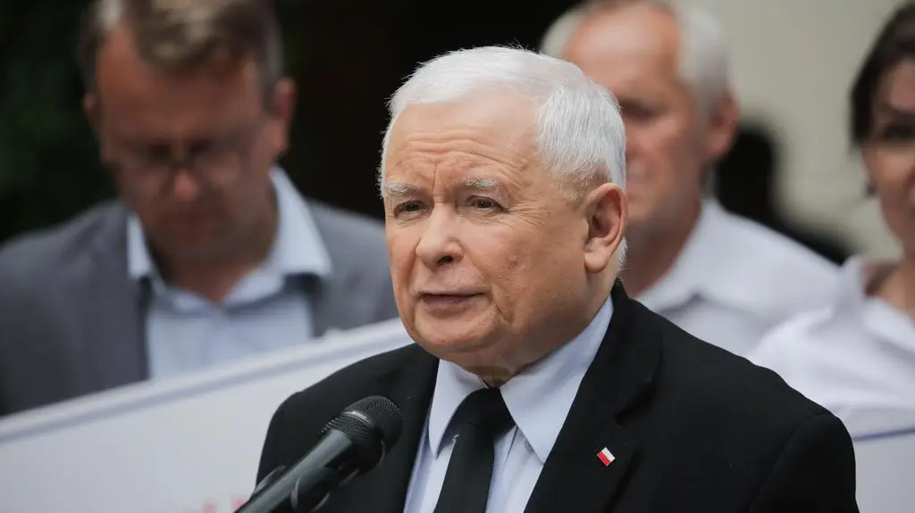 Jarosław Kaczyński w Nidzicy