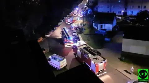 Wybuch gazu w Szczecinie przesłany na Kontakt24