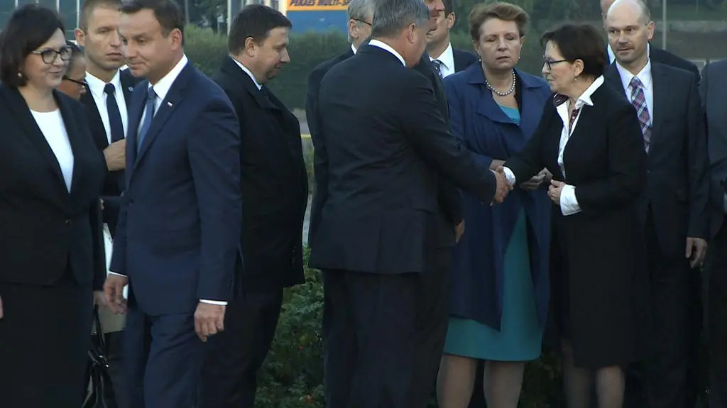 Andrzej Duda i Ewa Kopacz nie podali sobie dłoni po uroczystościach na Westerplatte