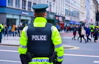 Północnoirlandzki policjant w Belfaście 