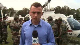 Specjalny wysłannik TVN24 na miejscu akcji ratowniczej w Nepalu
