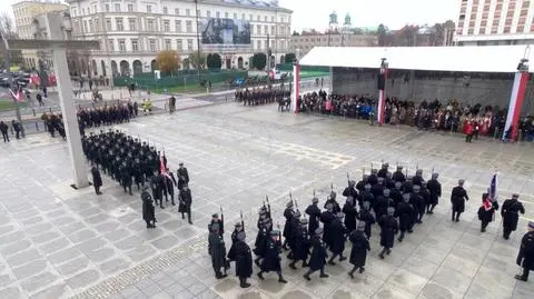 Uroczystości na placu Piłsudkiego