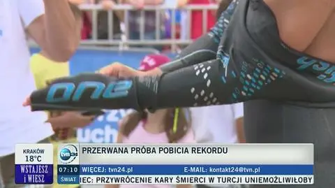 Przerwana próba pobicia rekordu 