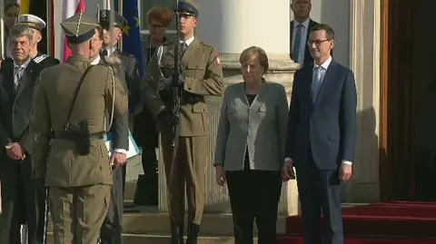 Angela Merkel z wizytą w Warszawie