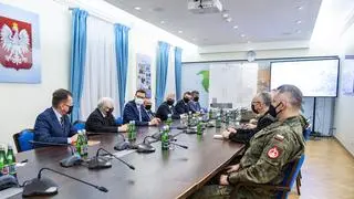 Posiedzenie sztabu kryzysowego