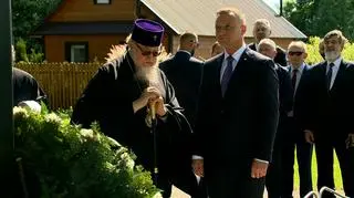 Prezydentowi RP towarzyszył Prawosławny Metropolita Warszawski i całej Polski arcybiskup Sawa