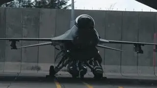 F-16 w duńskiej bazie Skrydstrup