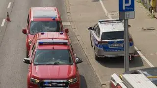 Akcja służb przy Górnośląskiej 