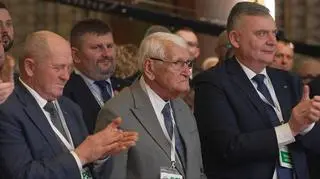 Józef Zych na kongresie Polskiego Stronnictwa Ludowego