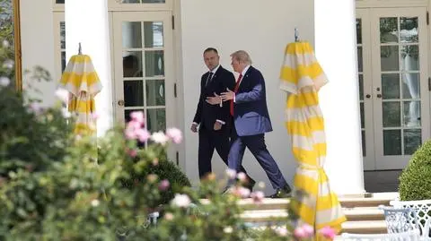 Karol Nawrocki i Donald Trump
