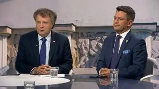 Jacek Karnowski i Paweł Śliz w "Faktach po Faktach".