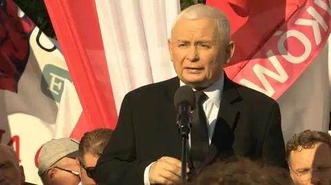 Kaczyński w obronie księdza, który miał prać pieniądze: chcą pacyfikować społeczeństwo