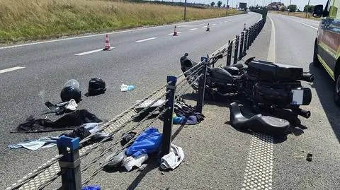 W wypadku najbardziej ucierpiał 28-letni motocyklista
