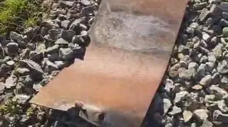 Kradli elementy infrastruktury kolejowej