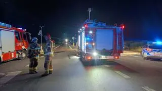 Wincentów. Wypadek cysterny i auta