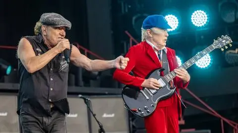 Zespół AC/DC podczas koncertu w Pradze (2025)