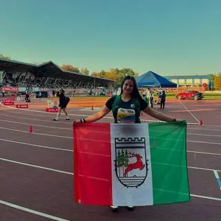 Kinga Jackowska po obronie tytułu mistrzyni Polski U-16, wrzesień 2024