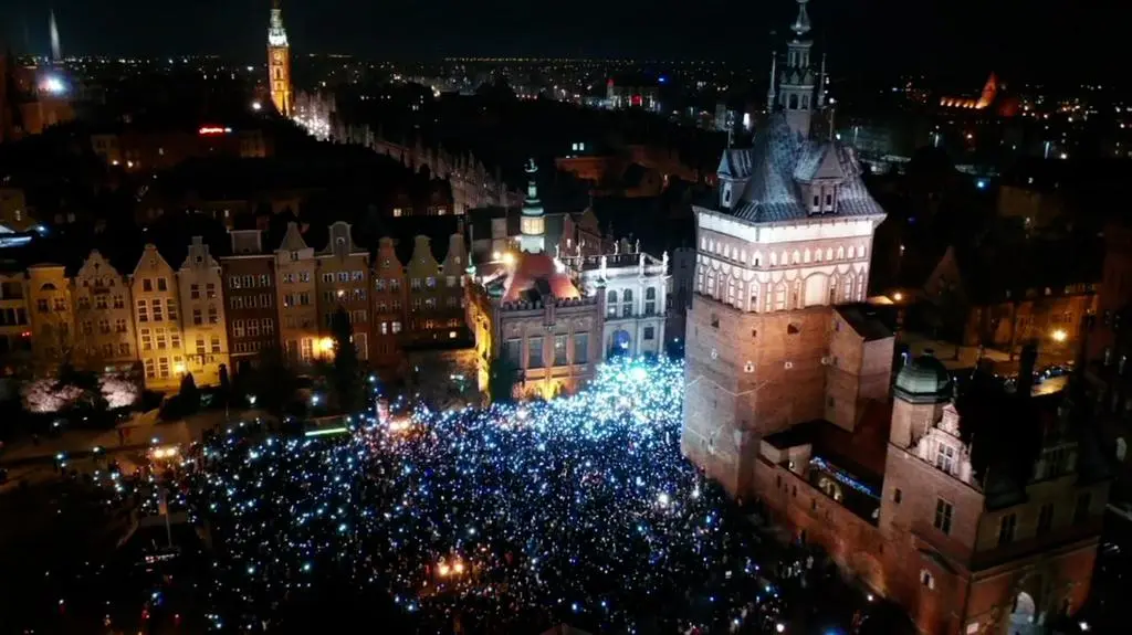 Światełko dla Pawła na Targu Węglowym