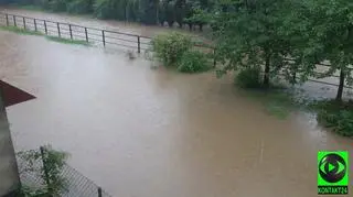 Woda w Strzelcach cały czas się podnosi 