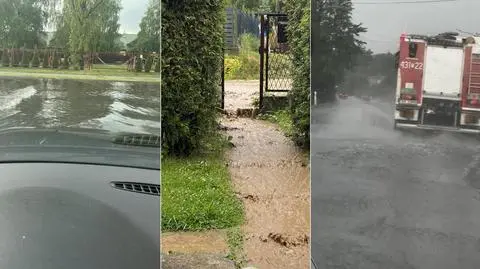 Zalane domy i drogi. Strażacy interweniowali ponad pół tysiąca razy