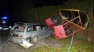 Z 17-latkiem w samochodzie jechały jeszcze trzy nieletnie osoby 