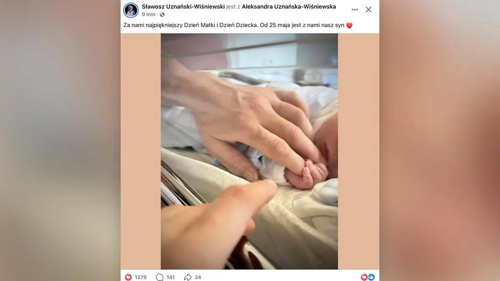 Wpis Sławosza Uznańskiego-Wiśniewskiego