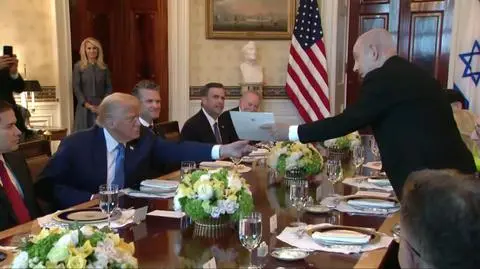 Netanjahu wręczył Trumpowi nominację do nagrody Nobla