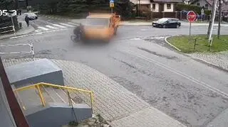 The driver did not give way to the cyclist
