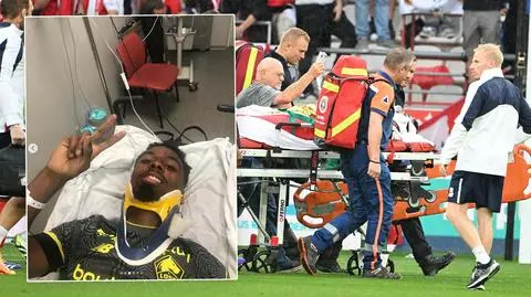 Piłkarz opuścił szpital po groźnym zderzeniu