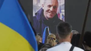 Miejsce pamięci Andrija Parubija na Majdanie Niepodległości w Kijowie 