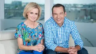 Jolanta Pieńkowska i Robert Kantereit w "Dzień Dobry TVN"