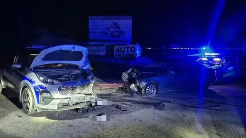17-letni kierowca doprowadził do kolizji z dwoma radiowozami
