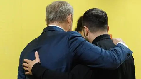 Donald Tusk i Wołodymyr Zełenski w Rzymie