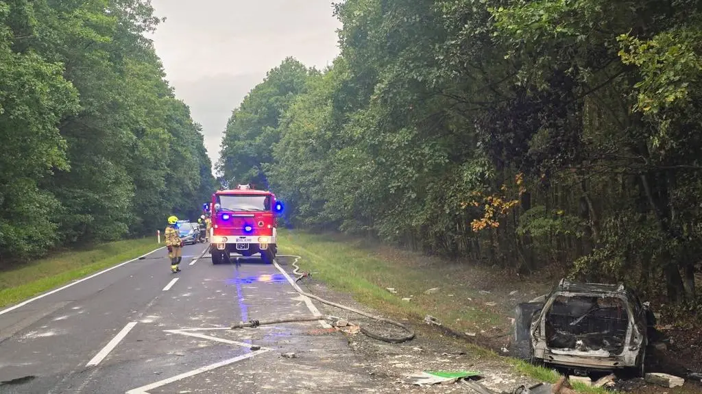 Tragiczny wypadek na DK25