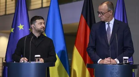Wołodymyr Zełenski i Friedrich Merz