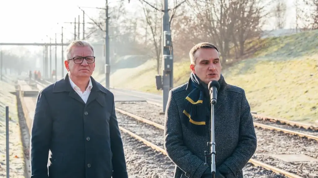Jacek Jaśkowiak i Mariusz Wiśniewski